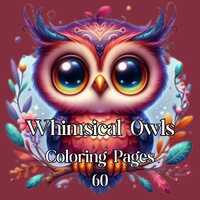 Whimsical Owls Coloring Pages