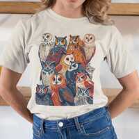 Parliament of Owls TShirt | Bird Watcher Unisex Comfort Colors Tee Shirt | Owl Lover Gift | Birding 