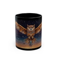 Owl Mug, Bird Mug, Bird Name Mug, Owl Lover, bird watcher gift, birding, bird gifts, gifts with Owl