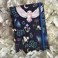 Owl Print Notebook | Journal | Hardback Notebook | Lined Notebook |