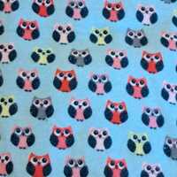 Flannel owl crib fitted sheet-colorful owl crib sheet-toddler bed sheet-nursery bedding-toddler bedd