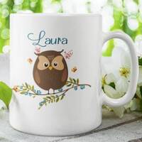 Personalised Owl Mug