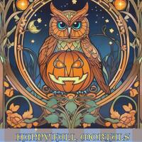 Owl Halloween flag decor fall outdoor decor owl lover gift