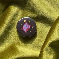 Night Owl Pinback Button