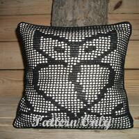 Heart Shaped Owl Crochet Pillow Pattern