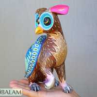 Unique alebrije art, Fusion of Turtle, Owl and Lion, Fusion alebrije, A powerful alebrije, Lion, Tor