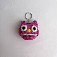 Llavero de buho - Amigurumi
