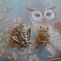 Vintage Owl Pins, Your Choice, JJ or Mamselle