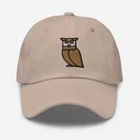 Owl Dad Hat, Barn Owl Baseball Cap, Owl Hats For Dad, Owl Lovers Cap, Bird Of Prey Baseball Cap, Bir