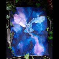 Owl Spirit Animal Original Painting