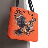 Personalized Owl Tote Bag, Bird Tote Bag, Bird lover gift, Owl Bag, Gift for Owl Lovers, Wildlife To