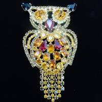 1980-90's Huge Bold Owl Brooch Perfect for Fall/Halloween!!