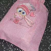 Cute Owl burlap gift bag, suitable for small gifts - Various different designs available