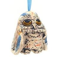 Ceramic Figurine Bell Colourful Owl,Animals Figurine Ceramic Bell,Home Decor,Handmade Bell,Gift for 