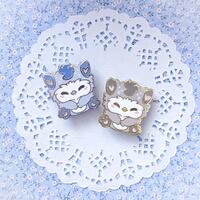 Owl Bear Inspired Enamel Pins