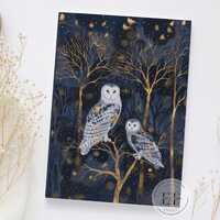 Mystical Owl Journal, Personalized Witch Junk Notebook, Dark Fairytale Diary, Goblincore Whimsical G