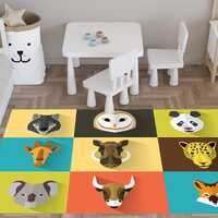 Animals Rug,Wolf Rug,Giraffe Rug,Owl Rug,Panda Rug,Nursery Rug,Wildlife Rug,Farm Rug,Custom Rug,Kids