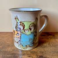 Vintage Owl Mug Handcrafted Pier One