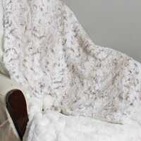 Adult Minky Blanket, Natural Snowy Owl Minky Blanket, Adult Throw Blanket, Minky Blanket Adult, Gift