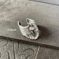 Adjustable Owl Ring, Sterling Silver Owl Ring, Night Creature, Symbol of Wisdom, Birds of Prey Natur