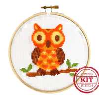 Owl DIY Cross Stitch Kit