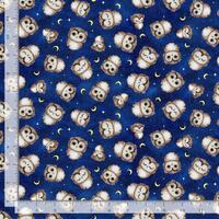 Tossed Owls and Moons Fabric, I Love You To The Moon & Back / Owl Always Love You Collection by 