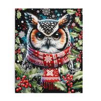 Christmas Puzzles for Adults, Kids Puzzle, Owl Puzzle  - 120, 252, 500 Piece,  Holiday Jigsaw, Owl L