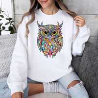 Color Owl Sweatshirt, Funny Spooky Sweatshirt, Owl Sweatshirt, Spooky Season, Party Shirt, Fall Swea