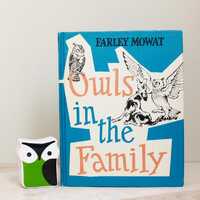 Owls in the Family by Farley Mowat and Illustrated by Robert Frankenberg/ HTF 1961 Little Brown Edit