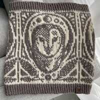 Owl Nouveau Hand Knit Cowl in wool + merino + cashmere