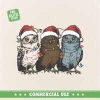 Owls Christmas Tree lights, Christmas light with Owl,Christmas Owl Png, Merry Christmas Png, Owl Png