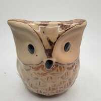 Vintage Ceramic Owl Tealight or Vase