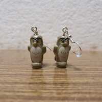Sleeping Beauty Owl minifigure earrings.