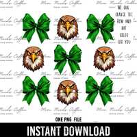 Owls Team and Coquette Bows PNG, Owls PNG, Gameday Sublimation,  Basketball, Baseball Team Sublimati