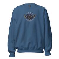 Great horned owl embroidered hooded sweatshirt for bird watchers, birders and owl lovers