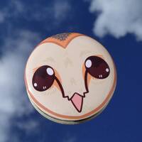 Barn Owl Pin Button Badge