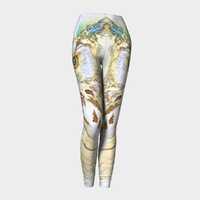 Watercolor Owl Leggings by Bonnie Karr~Schuerhoff