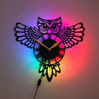 Owl Wall Clock