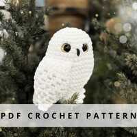 Snowy Owl Crochet Pattern