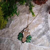 Owl Necklace - Cottagecore - Nerdy
