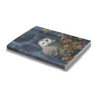 Barn Owl on Oak Kraft Dot Page Journal | Bird Lover Notebook | Gift for Her | Owl Night Sky Art Diar