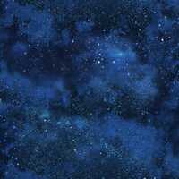 Timeless Treasures~Owl Always Love You~Twinkling Night Sky~Digital~Navy~Cotton Fabric by the Yard or