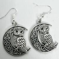 Lunar Owl Earrings