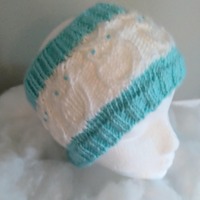Knitted owl headband in your color choice