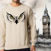 Owl Look Sweatshirt, Gildan Sweatshirt, Owl Sweatshirt, Christmas Season, Party Shirt, Fall Sweatshi