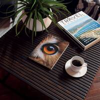 Tawny Owl Eye Journal, Owl Sketchbook, Rustic Bird Notebook, Wildlife Theme Diary, Nature Lover Gift