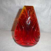 Blenko Tangerine Don Pendleton Owl Bookend - 1st Quality - New