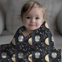 Sleepy Owl Woodland Nursery Forest Theme, Baby Shower Gift, Cozy Throw Blanket, Kids Bedroom Decor, 