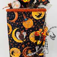 OWL Fall/Halloween Junk Journal. Notebook. Planner. Scrapbook. Diary. Papercraft. Glue Book. Smash B