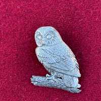 Vintage bird brooch, owl brooch, costume brooch,owl pin, bird jewellery, Vintage accessories, Gift f
